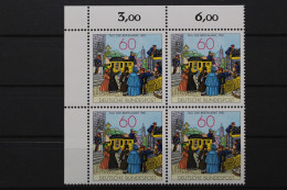 Deutschland, MiNr. 1112, 4er Block, Ecke Li. Oben, Postfrisch - Unused Stamps