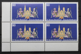 Deutschland, MiNr. 1329, Viererblock, Ecke Li. Unten, Postfrisch - Unused Stamps