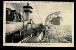 Das Rettungsboot Hängt Klar, Marinestempel 1915 - Guerre 1914-18