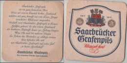 5005573 Bierdeckel Quadratisch - Saarbrücker Grafenpils - Beer Mats