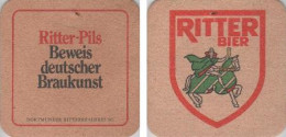 5001967 Bierdeckel Quadratisch - Ritter - Deutsche Braukunst - Beer Mats