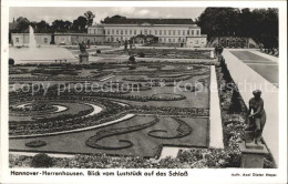 72291752 Herrenhausen Hannover Blick Vom Luststueck Auf Das Schloss Garten Skulp - Hannover