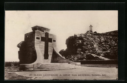AK St. Blaize, Lighthouse And Great War Memorial, Mossel Bay, Leuchtturm  - Lighthouses