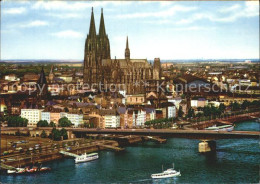 72291290 Koeln Rhein Fliegeraufnahme Mit Alststadt Dom Und Deutzer Bruecke Koeln - Koeln