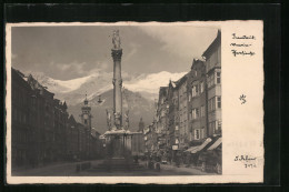 Foto-AK Adalbert Defner: Innsbruck, Maria-Theresienstrasse  - Autres & Non Classés