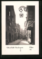 Foto-AK Adalbert Defner: Bad Hall, Salvatorgasse Am Stadt Brauhaus  - Andere & Zonder Classificatie