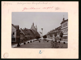 Fotografie Brück & Sohn Meissen, Ansicht Geithain, Foto-Atelier Wilhelm Lemke Am Kriegerdenkmal  - Plaatsen