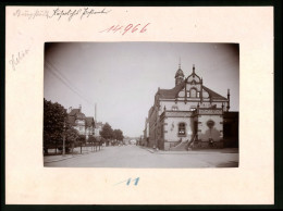 Fotografie Brück & Sohn Meissen, Ansicht Burgstädt, Strasseneck Am Postamt  - Lieux