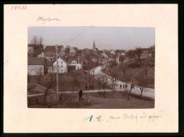 Fotografie Brück & Sohn Meissen, Ansicht Mohorn, Strassenansicht Vom Oberdorf Aus  - Lieux