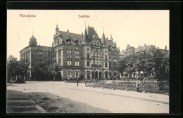 AK Pforzheim, Partie Am Saalbau  - Pforzheim