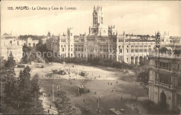 72290183 Madrid Spain La Cibeles Y Casa De Correos  - Autres & Non Classés