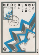 Netherlands Nederland Holland 1982 Maximum Card, Europa CEPT, Canceled In Utrecht - Maximum Cards