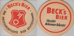 5005176 Bierdeckel Rund - Becks - Beer Mats