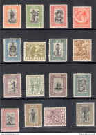 1932-40 Papua - Stanley Gibbons N. 130-145 - Serie Completa 16 Valori - MH* - Andere & Zonder Classificatie