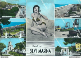 Bn605 Cartolina Saluti Da Silvi Marina Pin Up Provincia Di Teramo - Teramo