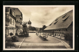 AK Hinterzarten /bad. Schwarzwald, Hotel Adler Mit Kirche  - Hinterzarten