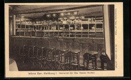 AK Hamburg, Intime Bar, Bes.: Theodor Bortfeld, Hermannstrasse 39  - Mitte