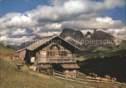 72289459 Seiser Alm Dolomiten Langkofelgruppe Huette  - Autres & Non Classés