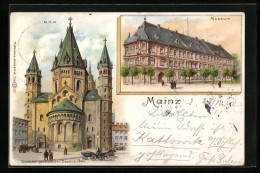 Lithographie Mainz, Dom Und Museum  - Mainz