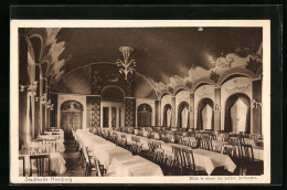 AK Hamburg-Winterhude, Gasthaus Stadthalle, Blick In Einen Der Beiden Seitensäle  - Winterhude