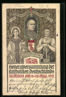 Künstler-AK Mainz, Generalversammlung Der Katholiken Deutschlands 1911, Freiherr Von Ketteler  - Mainz