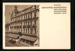 AK Düsseldorf, Hotel Monopol-Metropole  - Düsseldorf