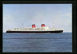 AK Passagierschiff Hanseatic Der Hamburg-Atlantik-Linie Auf Hoher See  - Dampfer