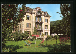 Cartolina Meran, Pension Stubai, Otto-Huber-Strasse 19, Liegewiese  - Autres & Non Classés