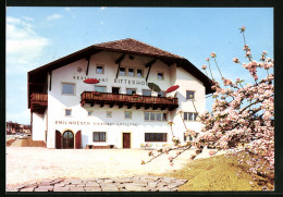 Cartolina Kaltern, Restaurant Ritterhof, Haus Im Frühling  - Other & Unclassified
