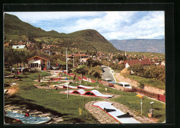 Cartolina S. Anton /Kaltern, Miniatur Golf Europa, Minigolfanlage Vor Bergpanorama  - Autres & Non Classés