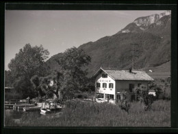 Cartolina Kalterersee /Bozen, Restaurant Geier, Partie Am Bootsanleger  - Bolzano (Bozen)