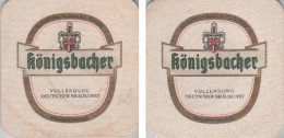 5002322 Bierdeckel Quadratisch - Königsbacher Braukunst - Bierdeckel