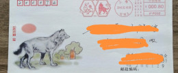 China Cover,2018 Year Of Dog    and Rooster,postage Machine Stamp - Enveloppes