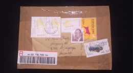 C) 2002. SPAIN. ENVELOPE SENT TO NETHERLANDS. MULTIPLE STAMPS OF REAL MADRID AND OLD CAR XF - Other & Unclassified
