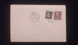 C) 1948. SPAIN. FCD. DOUBLE STAMP OF HERNÁN CORTÉS AND MATEO ALEMAN. XF - Altri & Non Classificati