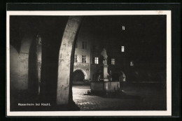 AK Rosenheim, Marktplatz Bei Nacht  - Rosenheim