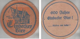 5000922 Bierdeckel Rund - Einbecker - 600 Jahre - Nadellöcher - Beer Mats