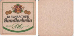 5002422 Bierdeckel Quadratisch - Kulmbacher Sandlerbräu Pils - Beer Mats