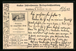 AK Hamburg, Gustav Schloeszmanns Verlagsbuchhandlung, Paulstrasse 14-16  - Mitte