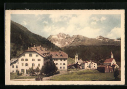 Cartolina Santa Geltrude /Valle Di Solda, Hotel Eller Mit Kirche  - Otros & Sin Clasificación