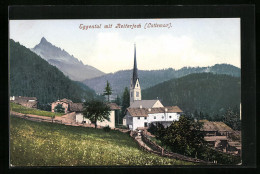 Cartolina Eggen /Eggental, Ortsansicht Mit Reiterjoch  - Altri & Non Classificati