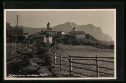 Cartolina Lajon /Alto Abige, Blick Auf Den Ort In Der Abendsonne  - Other & Unclassified