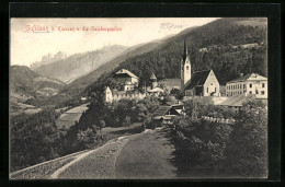 Cartolina Gufidaun Bei Klausen, Ortsansicht Mit Gaisbergspitze  - Autres & Non Classés