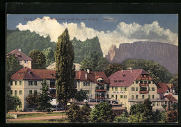 Cartolina Klobenstein /Ritten, Hotel Post Aus Der Vogelschau  - Altri & Non Classificati
