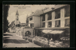 Cartolina Collalbo, Hôtel Posta Mit Kirche  - Sonstige & Ohne Zuordnung