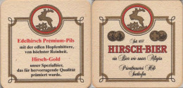 5004258 Bierdeckel Quadratisch - Hirsch-Bier - Portavasos