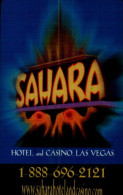 CLE D'HOTEL. SAHARA ET CASINO..... - Hotel Key Cards