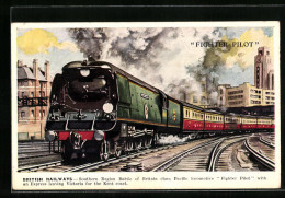 Artist's Pc Englische Eisenbahn-Lokomotive Fighter Pilot Der British Railways  - Treni