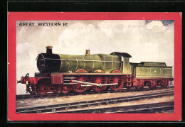 Artist's Pc Great Western Railway Locomotive, Englische Eisenbahn  - Trains