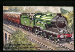 Artist's Pc Director Class Engine On The Perth Express, L.&N.E. Rly., Englische Eisenbahn  - Trains